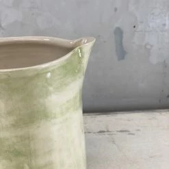 Wonki Ware Mugs & Jugs 1 Litre Jug In Irish Green Wash