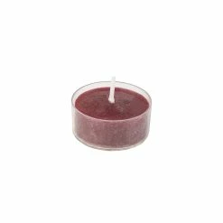 The Grey Works Dining Candles 12 Rustic Tealights - Plum