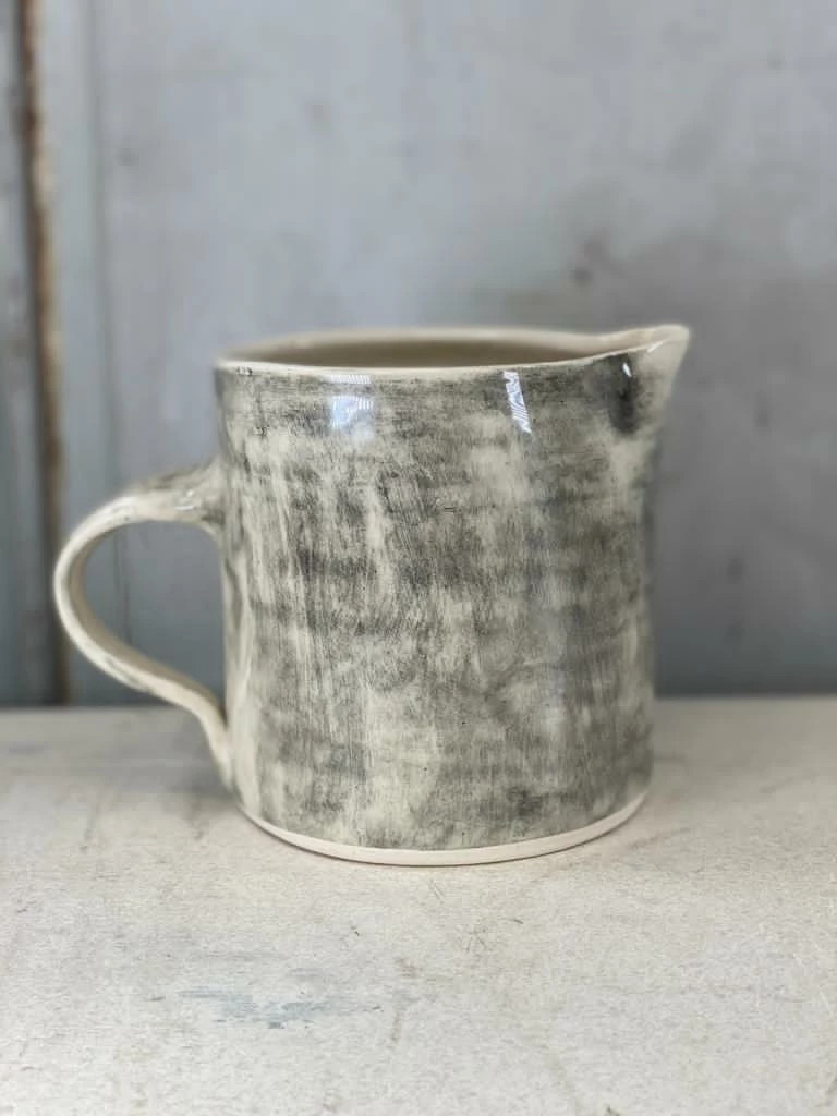 Discount โญ Wonki Ware 500ml Ceramic Jug In A Charcoal Wash ๐ 4 Wonki Ware 500ml Ceramic Jug In A Charcoal Wash