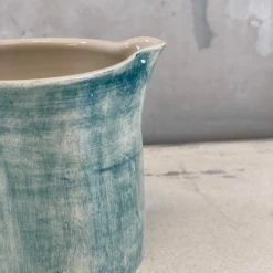 Wonki Ware 500ml Ceramic Jug In A Marine Wash