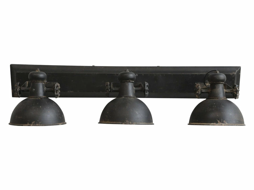 Flash Sale π The Grey Works Black Antiqued Industrial Style Triple Spot Metal Light In Lighting π 5 The Grey Works Black Antiqued Industrial Style Triple Spot Metal Light In Lighting