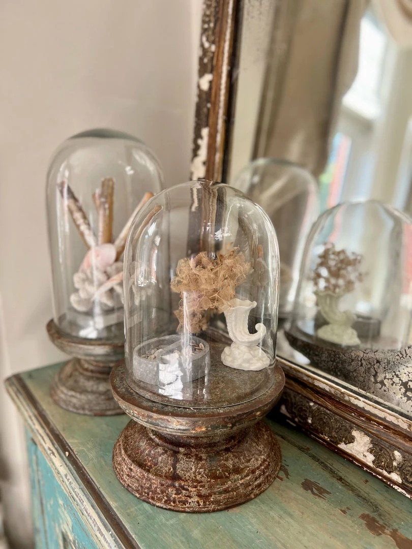 Wholesale ๐งจ The Grey Works Homewares Antiqued Zinc Decorative Glass Dome - Large โ 9 The Grey Works Homewares Antiqued Zinc Decorative Glass Dome - Large