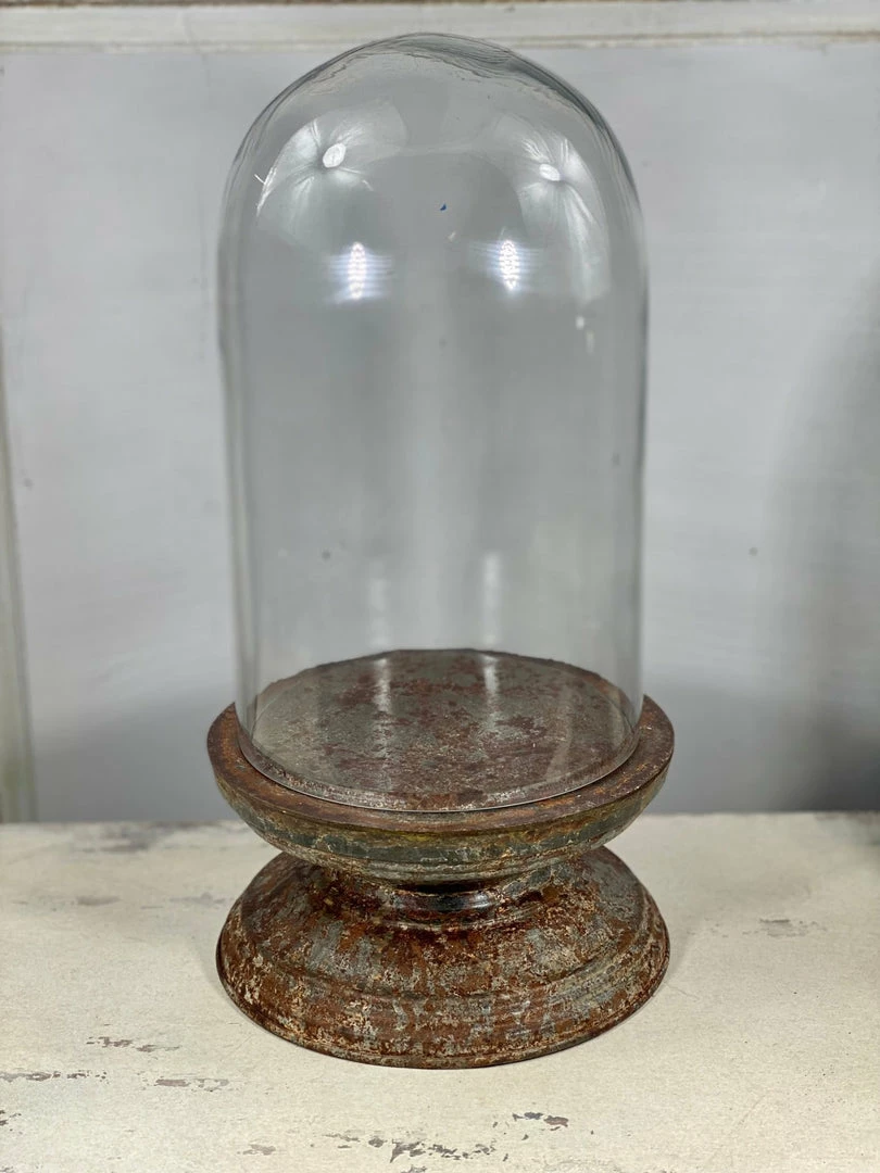Wholesale ๐งจ The Grey Works Homewares Antiqued Zinc Decorative Glass Dome - Large โ 6 The Grey Works Homewares Antiqued Zinc Decorative Glass Dome - Large