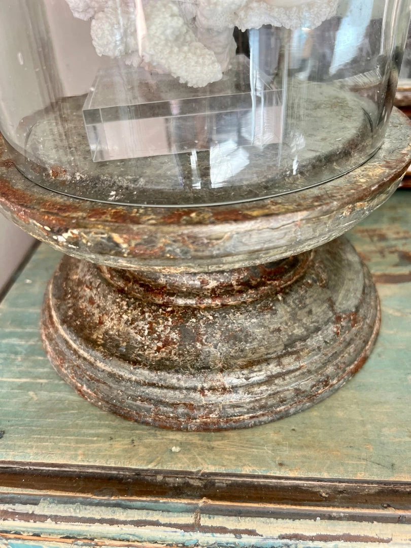 Wholesale ๐งจ The Grey Works Homewares Antiqued Zinc Decorative Glass Dome - Large โ 5 The Grey Works Homewares Antiqued Zinc Decorative Glass Dome - Large