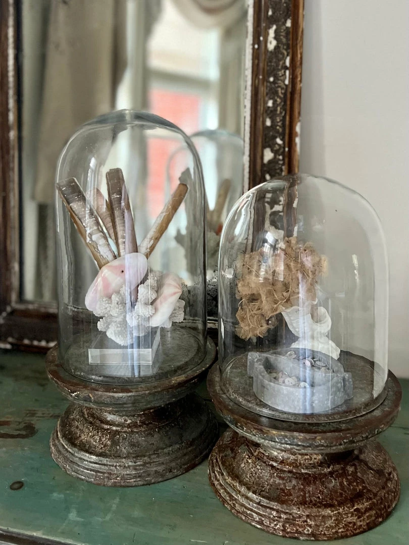 Wholesale ๐งจ The Grey Works Homewares Antiqued Zinc Decorative Glass Dome - Large โ 4 The Grey Works Homewares Antiqued Zinc Decorative Glass Dome - Large