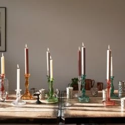 Hot Sale π The Grey Works Art Deco Glass Candlestick-Clear π 9 The Grey Works Art Deco Glass Candlestick-Clear