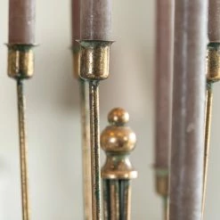 The Grey Works Homewares Attica Antique Gold Candelabra