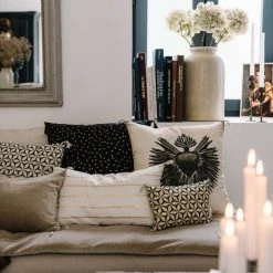 The Grey Works Ex Voto Heart Cushion