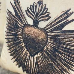 The Grey Works Ex Voto Heart Cushion