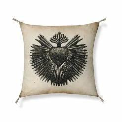 The Grey Works Ex Voto Heart Cushion