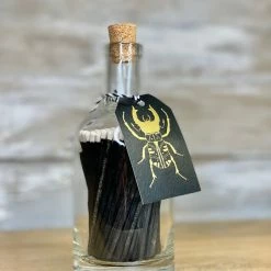 Archivist Gallery Bottle Of Matches Black Bug