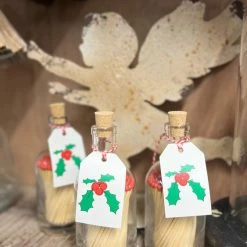 Archivist Gallery Bottle Of Matches Christmas Holly Christmas Sale