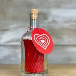 Archivist Gallery Luxury Matches Bottle Of Matches Concentric Heart