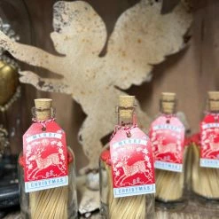 Archivist Bottle Red Stag Merry Christmas Matches
