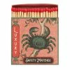 Archivist Gallery Box Of Matches Crab Luxury Matches