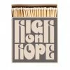 Archivist Gallery Luxury Matches Box Of Matches High On Hope