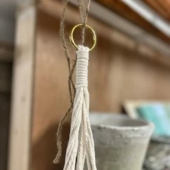 The Grey Works Braided Flower Pot Holder Homewares