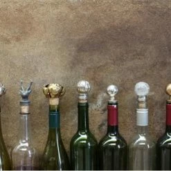 The Grey Works Brass Bottle Stopper