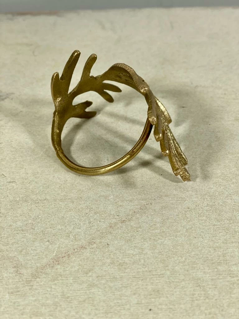 Best Sale ✨ The Grey Works Homewares Brass Fern Leaf Napkin Holder 🥰 4 The Grey Works Homewares Brass Fern Leaf Napkin Holder