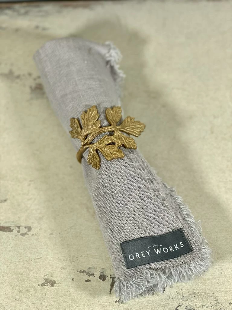 Cheap π― The Grey Works Brass Leaf Napkin Holder π 3 The Grey Works Brass Leaf Napkin Holder