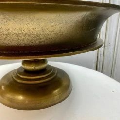The Grey Works Bronze Footed Centrepiece Display Bowl