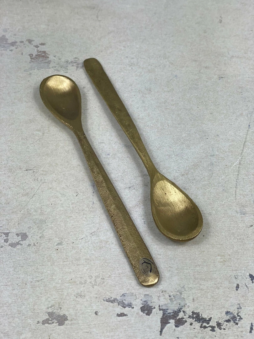 Budget π The Grey Works Brushed Gold Handmade Spoon Homewares π 4 The Grey Works Brushed Gold Handmade Spoon Homewares