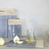 The Grey Works Marble Platter/ Board In Grey - Large Homewares