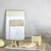 The Grey Works Marble Platter Board In White - Small