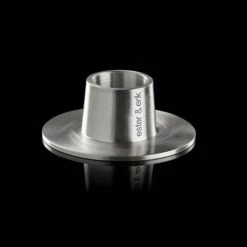 Ester & Erik Matt Silver Candle Holder