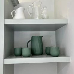 New ๐ฏ The Grey Works Homewares Ceramic Linear Jug In Rosemary ๐ 13 The Grey Works Homewares Ceramic Linear Jug In Rosemary