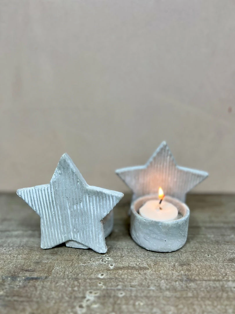 Flash Sale 🛒 The Grey Works 🎁 Christmas Sale Ceramic Star Tealight Holder 🤩 5 The Grey Works Christmas Sale Ceramic Star Tealight Holder