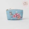 Elizabeth Scarlett Cherry Blossom Blue Cotton Coin Purse Accessories