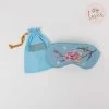 Elizabeth Scarlett Cherry Blossom Blue Cotton Eye Mask Accessories