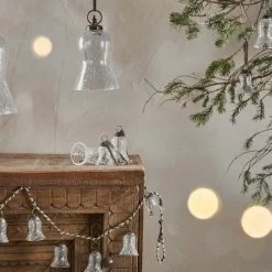 Nkuku Christmas Glass Bell Decoration Small Christmas Sale