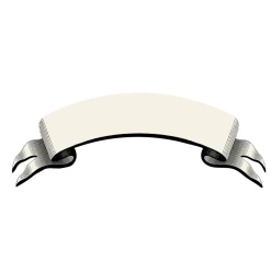 Hester & Cook Dining Decorations Classic Black Banner Table Accent -Pack Of 12