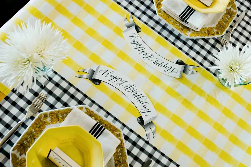 Hot Sale 👏 Hester & Cook Dining Decorations Classic Black Banner Table Accent -Pack Of 12 👍 4 Hester & Cook Dining Decorations Classic Black Banner Table Accent -Pack Of 12