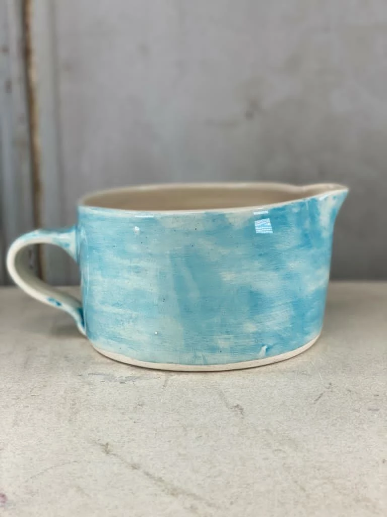 Cheap β Wonki Ware Custard Jug In A Turquoise Plain Wash π₯° 4 Wonki Ware Custard Jug In A Turquoise Plain Wash