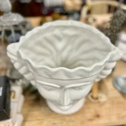 DAY Home Homewares Dahlia White Ceramic Head Vase