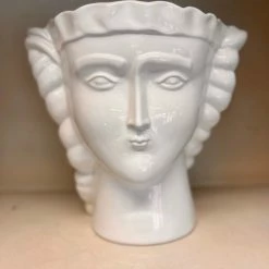 DAY Home Homewares Dahlia White Ceramic Head Vase