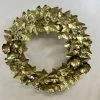 The Grey Works Decorative Handmade Wreath In Gold