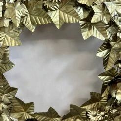 The Grey Works Decorative Handmade Wreath In Gold