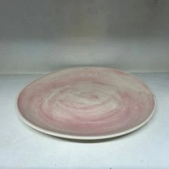 Wonki Ware Dinner Plate In Pink Plain Wash Homewares