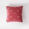 Elizabeth Scarlett Dusky Pink Honey Bee Velvet Cushion