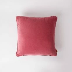 Elizabeth Scarlett Dusky Pink Honey Bee Velvet Cushion