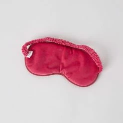 Elizabeth Scarlett Dusky Pink Honey Bee Velvet Eye Mask