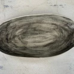 Wonki Ware Extra Large Etosha Bowl Plain Wash Charcoal