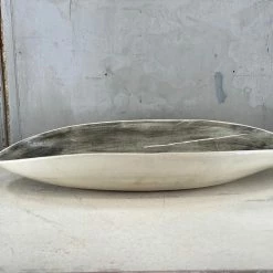 Wonki Ware Extra Large Etosha Bowl Plain Wash Charcoal