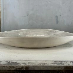 Wonki Ware Extra Large Etosha Bowl In Plain Wash Warm Grey Bowls