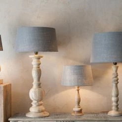 Nkuku Lighting Extra Small Jute Lampshade Grey