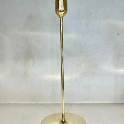 The Grey Works Homewares Flute Polished Brass Candlestick- Large